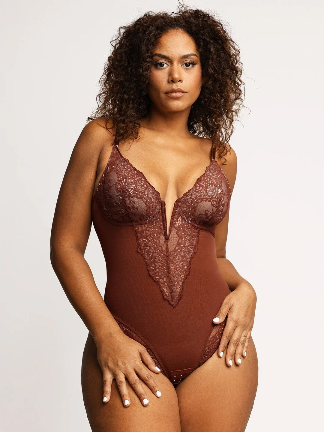 Body Sculptant en Dentelle Victoria — Maintien Intégré
