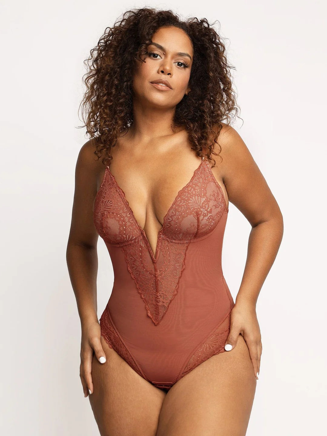 Body Sculptant en Dentelle Victoria — Maintien Intégré