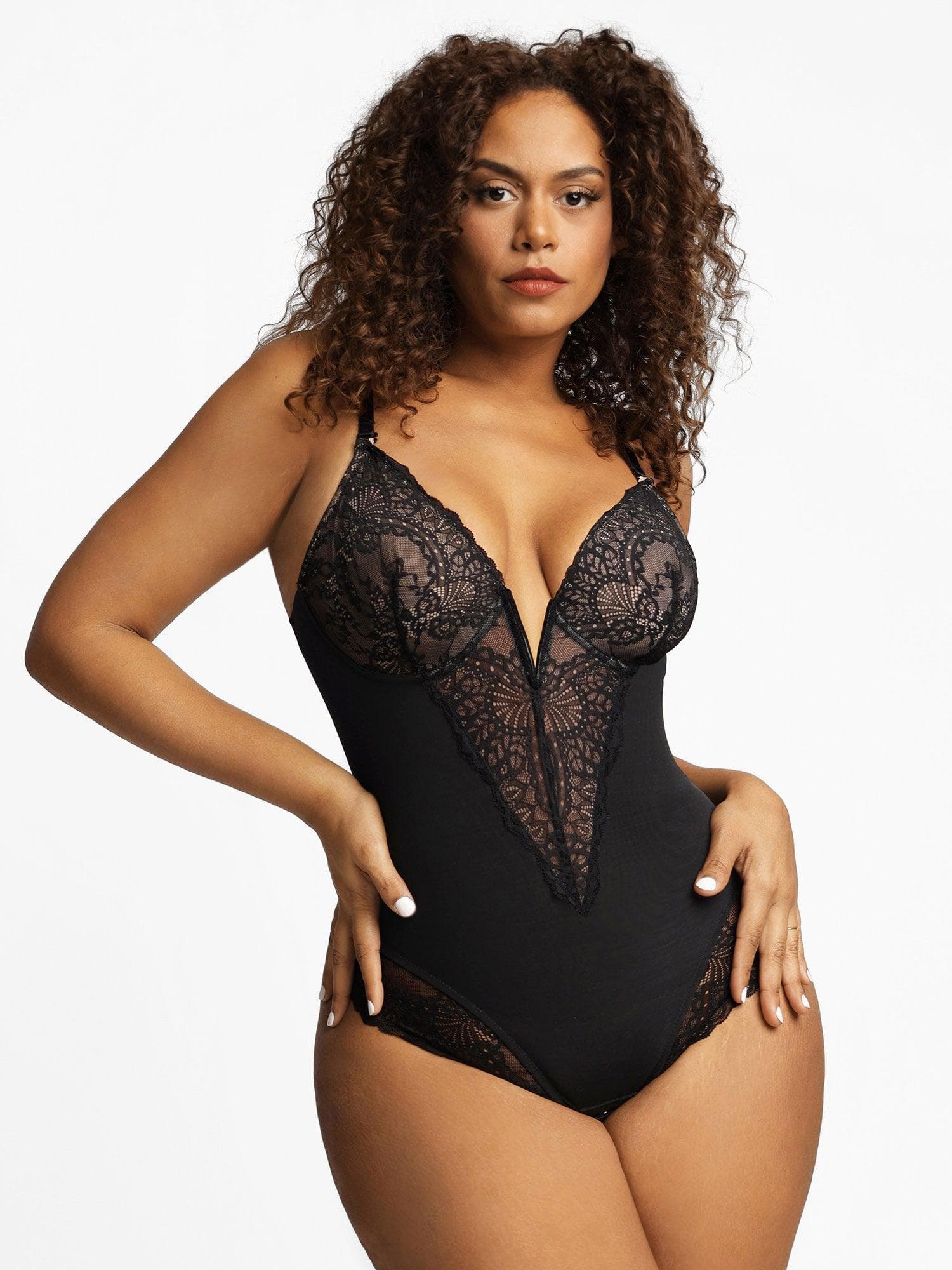 Body Sculptant en Dentelle Victoria — Maintien Intégré