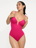 Maillot de Bain Sculptant Lina — Décolleté Plongeant